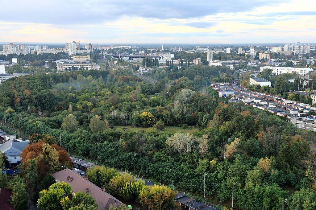 Apartamento The Sky Loft Kiev Exterior foto