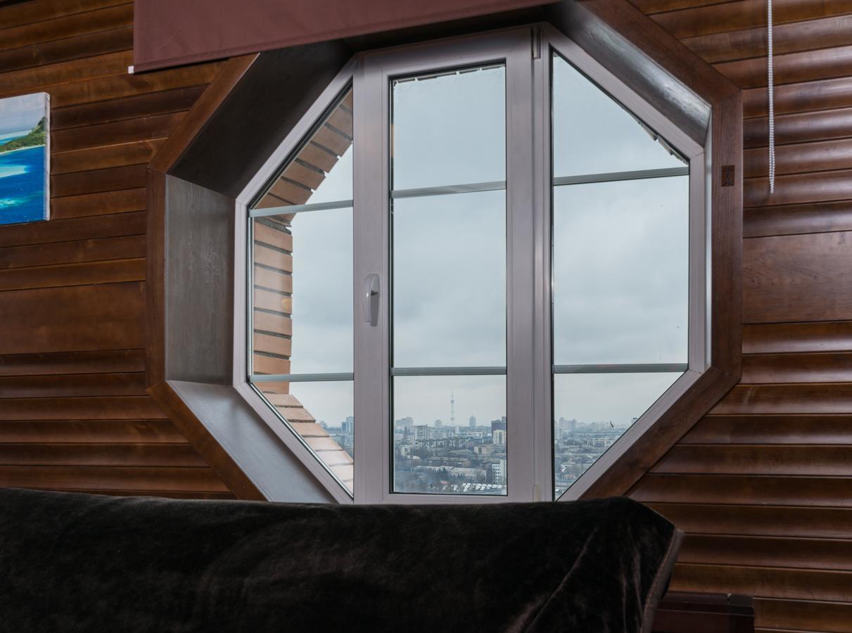 Apartamento The Sky Loft Kiev Exterior foto